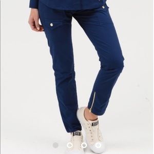 Jaanuu Skinny Cargo Estate Navy Small